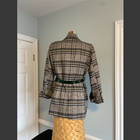 Plaid Blazer & Belt Bag Set – Women's Medium - Picture 13 of 13